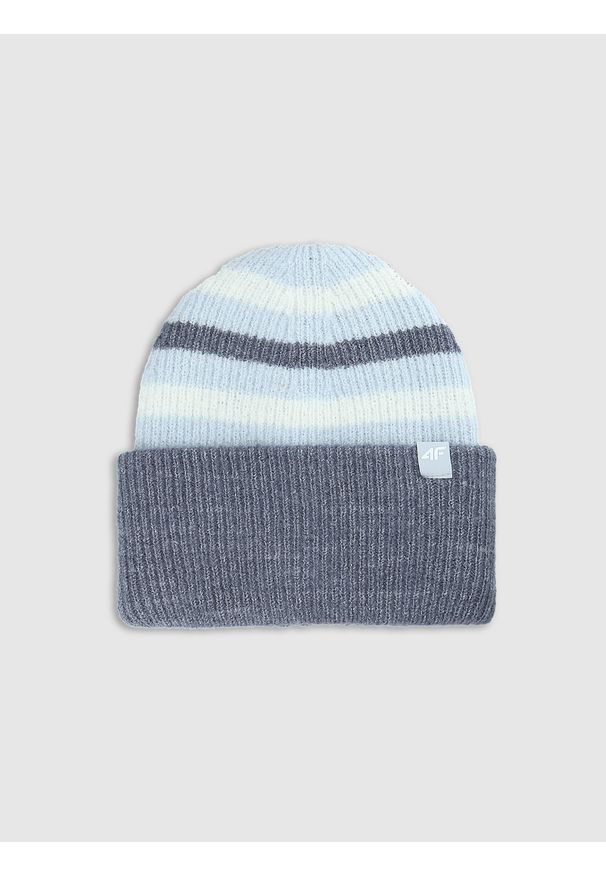 4f - 4F Czapka beanie dziewczęca - multikolor Uniwersalny. Kolor: wielokolorowy