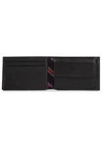 TOMMY HILFIGER - Tommy Hilfiger Duży Portfel Męski Eton Mini Cc Flap&Coin Pocket AM0AM00671/83369 Czarny. Kolor: czarny