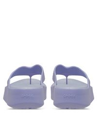 Crocs Japonki Getaway Groove Platform Flip 210700 Fioletowy. Kolor: fioletowy. Obcas: na platformie