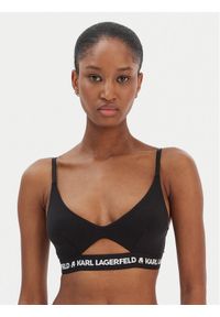 Karl Lagerfeld - KARL LAGERFELD Biustonosz braletka A1W47006 Czarny. Kolor: czarny. Materiał: lyocell #1