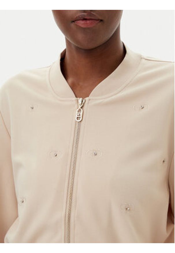 Liu Jo Sport Bluza TA5190 J5942 Beżowy Regular Fit. Kolor: beżowy. Materiał: syntetyk, wiskoza. Styl: sportowy
