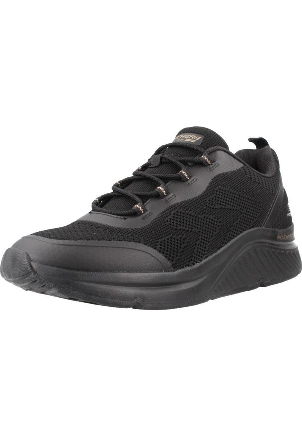 skechers - Kapcie SKECHERS BOBS ARCH COMFORT B Czarny. Kolor: czarny. Materiał: syntetyk, tkanina