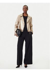 Rinascimento Kurtka z imitacji skóry CFC0124665003 Złoty Regular Fit. Kolor: złoty. Materiał: skóra #7