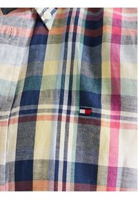 TOMMY HILFIGER - Tommy Hilfiger Koszula MW0MW43126 Kolorowy Regular Fit. Materiał: len, bawełna. Wzór: kolorowy #5