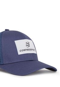 Compressport Czapka z daszkiem XHWU6985125TU Granatowy. Kolor: niebieski. Materiał: materiał, bawełna #3