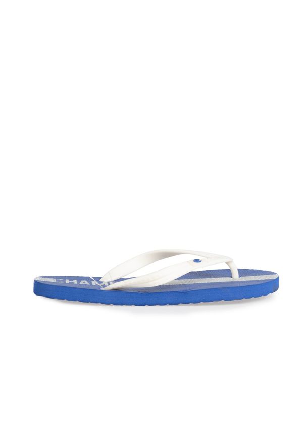 Champion Japonki "Big Classic Evo" | S20879 | Flip Flop Big Classic Evo | Mężczyzna | Biały, Niebieski. Kolor: biały, niebieski, wielokolorowy. Materiał: materiał, syntetyk