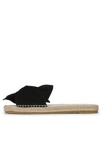 Manebi Espadryle Sandals With Knot K 1.0 JK Czarny. Kolor: czarny. Materiał: zamsz, skóra #5