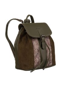 DAVID JONES - Plecak damski David Jones 6885-2 khaki. Kolor: brązowy