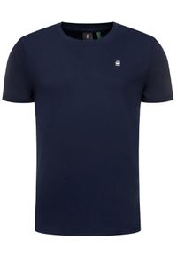 G-Star RAW - G-Star Raw T-Shirt Lash R T D16396-2653-B111 Granatowy Regular Fit. Kolor: niebieski. Materiał: bawełna