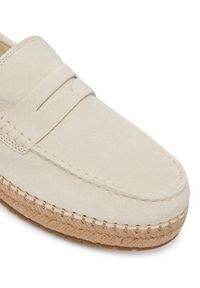 TOMMY HILFIGER - Tommy Hilfiger Espadryle Flexible Hilfiger Sde Espadrille FM0FM05794 Écru. Materiał: zamsz, skóra #5