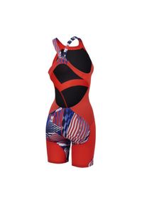 Speedo Fastskin Lzr Ignite Kneeskin – Niebieski/Czerwony/Biały – Rozmiar 28. Kolor: czerwony