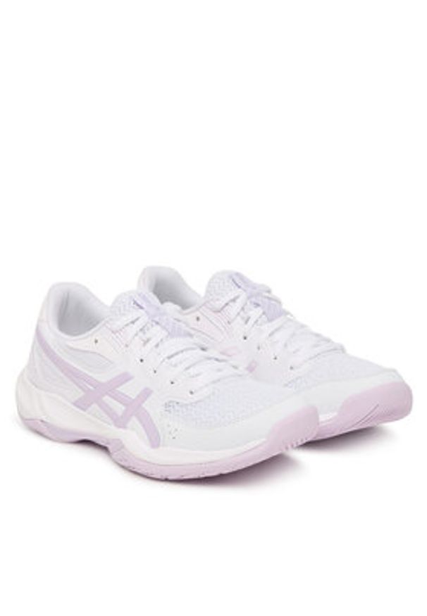 Asics Buty halowe Gel-Rocket 12 1072A119 Biały. Kolor: biały. Materiał: skóra