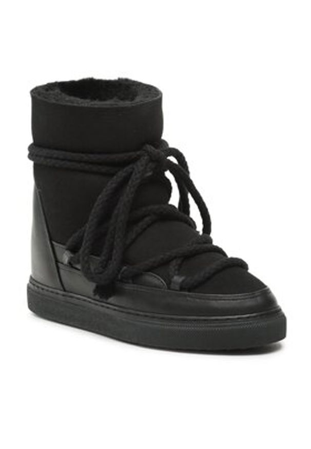 Inuikii Śniegowce Classic Wedge 75203-005 Czarny. Kolor: czarny. Materiał: zamsz, skóra