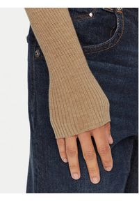 Miss Sixty Sweter 6L3RJ7291000 Brązowy Slim Fit. Kolor: brązowy. Materiał: wełna #2