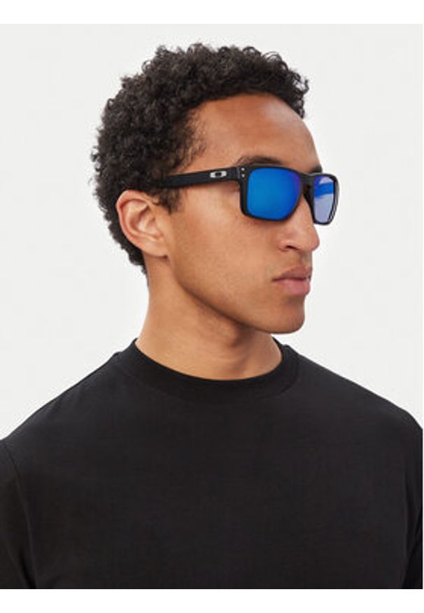 Oakley Okulary przeciwsłoneczne Holbrook 0OO9102 9102F055 Czarny. Kolor: czarny