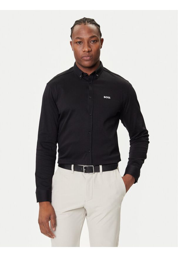 BOSS Koszula B_Motion 50544795 Czarny Regular Fit. Kolor: czarny. Materiał: bawełna