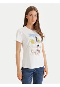 DKNY T-Shirt Central Park Conversational P61M0WNA Biały Regular Fit. Kolor: biały. Materiał: bawełna #1