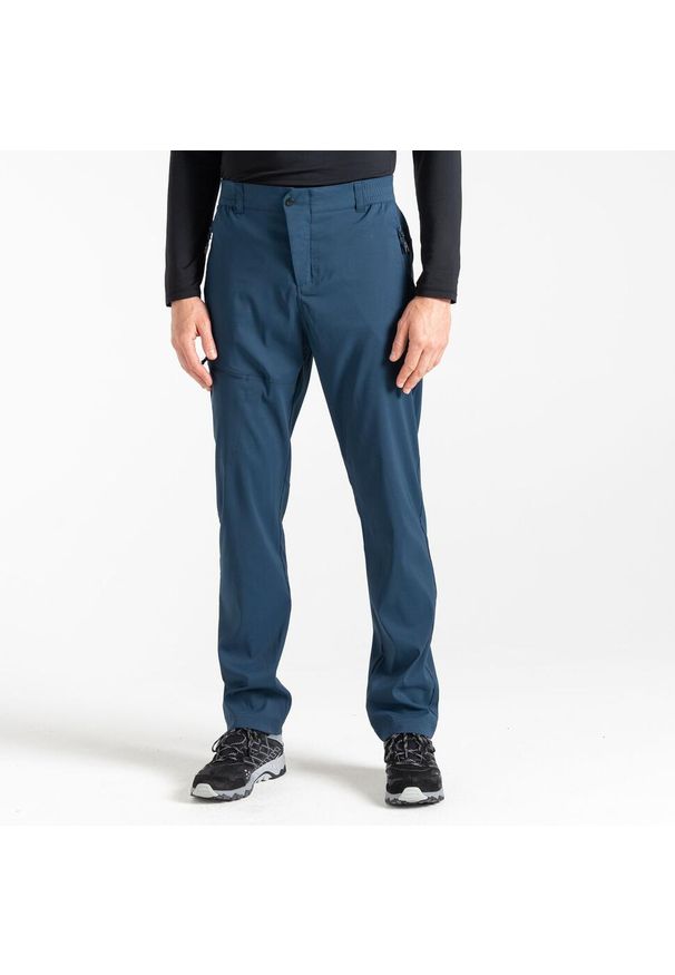 DARE 2B - Męskie spodnie Torrek. Kolor: niebieski. Materiał: poliester, elastan. Sezon: lato. Sport: turystyka piesza