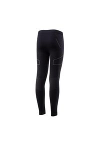 Brubeck - Leginsy Dziecięce Thermo Junior Le13540-Black-Graphite 146_140_146. Kolor: czarny. Sezon: lato. Sport: turystyka piesza