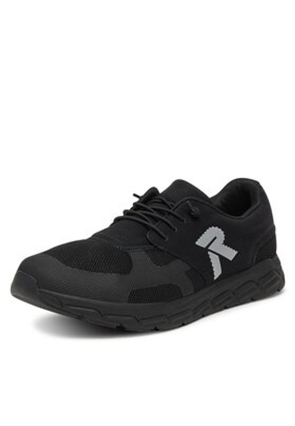 Rieker Sneakersy 09100-00 Czarny. Kolor: czarny. Materiał: materiał, syntetyk