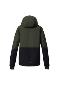 Kurtka narciarska z kapturem dla dzieci Killtec KSW 201. Typ kołnierza: kaptur. Kolor: szary, wielokolorowy, zielony. Sezon: zima. Sport: narciarstwo #2