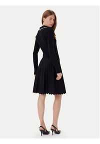 Pinko - PINKO Sukienka dzianinowa Nisida 105422 A2PT Czarny Regular Fit. Kolor: czarny. Materiał: syntetyk #4