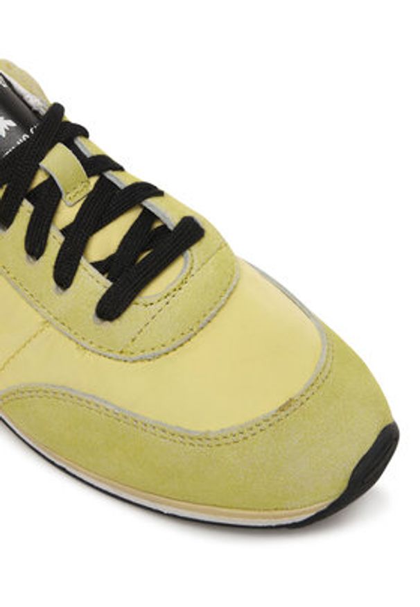 Patrizia Pepe Sneakersy 2Z0054/V040-FG66 Żółty. Kolor: żółty. Materiał: zamsz, skóra