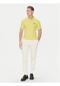 Calvin Klein Polo K10K111196 Żółty Slim Fit. Typ kołnierza: polo. Kolor: żółty. Materiał: bawełna #3