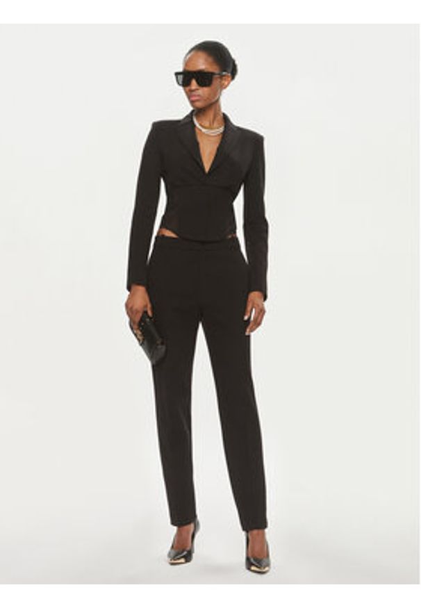 Pinko Spodnie materiałowe Bello 100155 A1RU Czarny Slim Fit. Kolor: czarny. Materiał: wiskoza