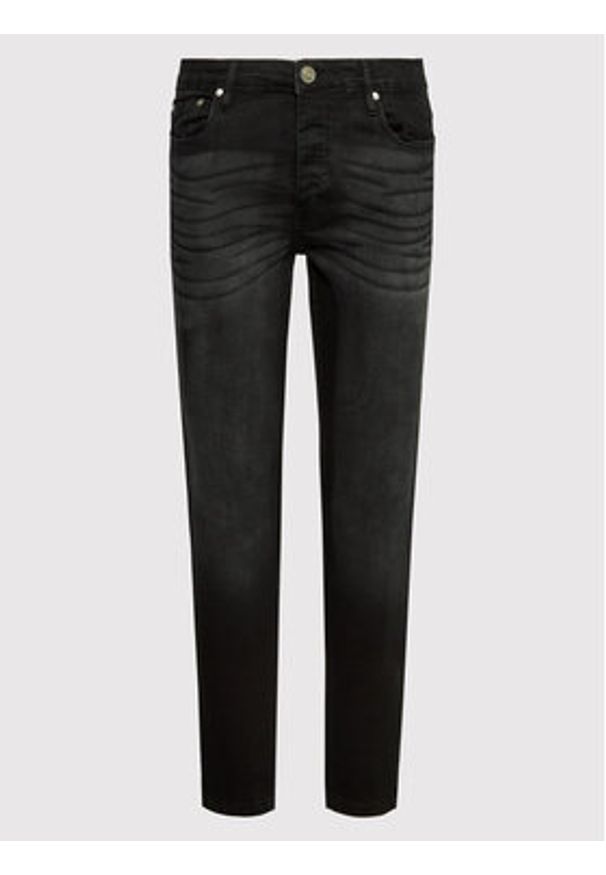 Brave Soul Jeansy MJN-MADISON Czarny Skinny Fit. Kolor: czarny