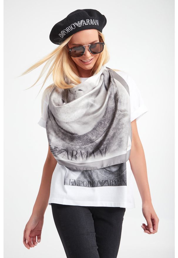 Emporio Armani - CHUSTA EMPORIO ARMANI. Materiał: jedwab