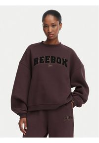 Reebok Bluza Inka RK25686CCW Brązowy Oversize. Kolor: brązowy. Materiał: syntetyk #1