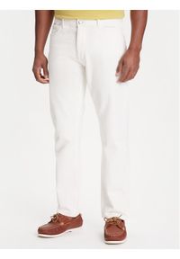 United Colors of Benetton - United Colors Of Benetton Jeansy 4RZVUE01W Écru Straight Fit. Kolor: kremowy #1