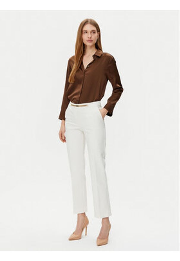 Marciano Guess Spodnie materiałowe 5GGB17 7311A Biały Regular Fit. Kolor: biały. Materiał: bawełna