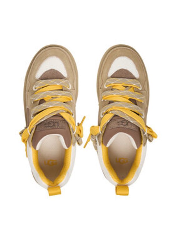 Ugg Sneakersy M Lo Lowmel 1169493 Beżowy. Kolor: beżowy. Materiał: skóra, zamsz
