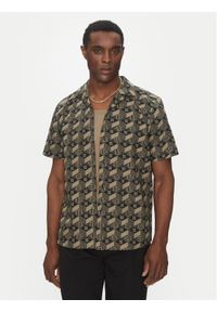 Hugo - HUGO Koszula Ellino 50539705 Czarny Relaxed Fit. Kolor: czarny. Materiał: bawełna #1