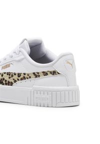 Puma - Dziecięce sneakersy Carina 2.0 Animal Update PUMA White Putty Gold Beige. Kolor: żółty, wielokolorowy, beżowy, biały