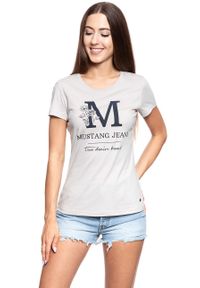 Mustang - MUSTANG T SHIRT DAMSKI Alexia C Print 1010115 4025. Wzór: nadruk