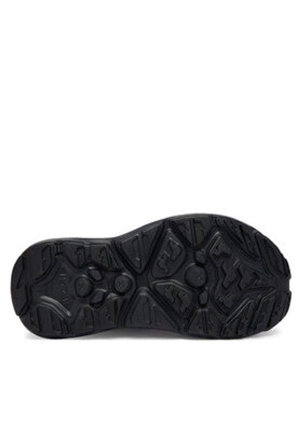 HOKA - Hoka Sandały Hopara 2 1147670 Czarny. Kolor: czarny. Materiał: materiał