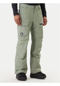 Quiksilver Spodnie snowboardowe Utility EQYTP03220 Zielony Modern Fit. Kolor: zielony. Materiał: syntetyk. Sport: snowboard #1