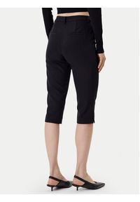 only - ONLY Spodnie capri Gitta 15349571 Czarny Slim Fit. Kolor: czarny. Materiał: syntetyk