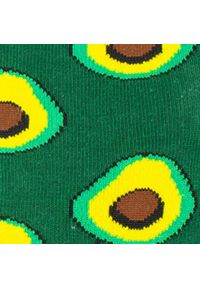 His Story - Skarpetki Bawełniane - Tematyczne - Zielone w Awokodo. Kolor: zielony. Materiał: elastan, bawełna, poliamid #5