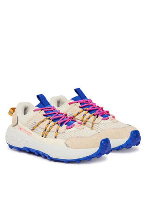 Under Armour Sneakersy Fat Tire Venture Pro 3027212-142 Beżowy. Kolor: beżowy. Materiał: materiał
