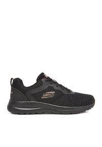 skechers - Skechers Sneakersy BOUNTIFUL 12607 BKRG Czarny. Kolor: czarny. Materiał: materiał #1
