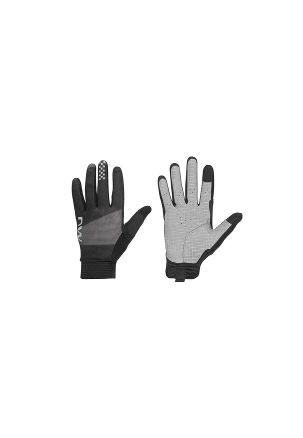 Rękawice rowerowe mtb NORTHWAVE AIR LF Glove szaro czarne. Kolor: czarny, szary, wielokolorowy. Sport: kolarstwo