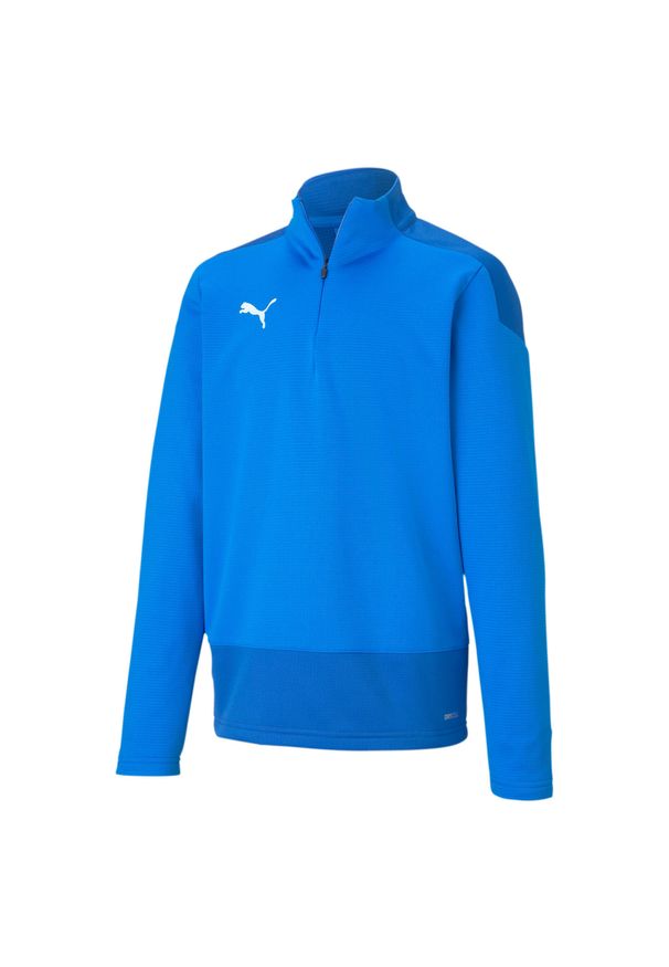 Puma Bluza Teamgoal 23 Training 1/4 Zip Jr 65656702. Kolor: niebieski