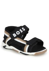 BOSS - Sandały Boss. Kolor: czarny