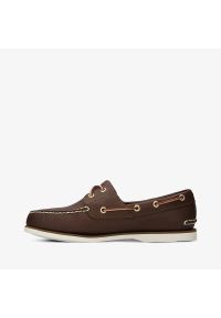Timberland CLASSIC BOAT 2 EYE Mokasyny męskie. Okazja: na co dzień, na spacer. Kolor: brązowy. Materiał: guma, skóra. Sezon: lato. Styl: casual, elegancki, wakacyjny, klasyczny #3