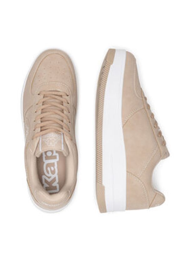 Kappa Sneakersy VSKA001 Beżowy. Kolor: beżowy. Materiał: skóra