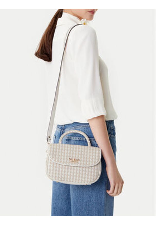 Guess Torebka Mirema HWWG96 31200 Biały. Kolor: biały. Materiał: skórzane